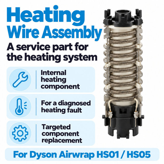 Sestava topné spirály pro Dyson Airwrap HS01, HS05