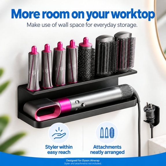 Nástěnný držák pro Dyson Airwrap