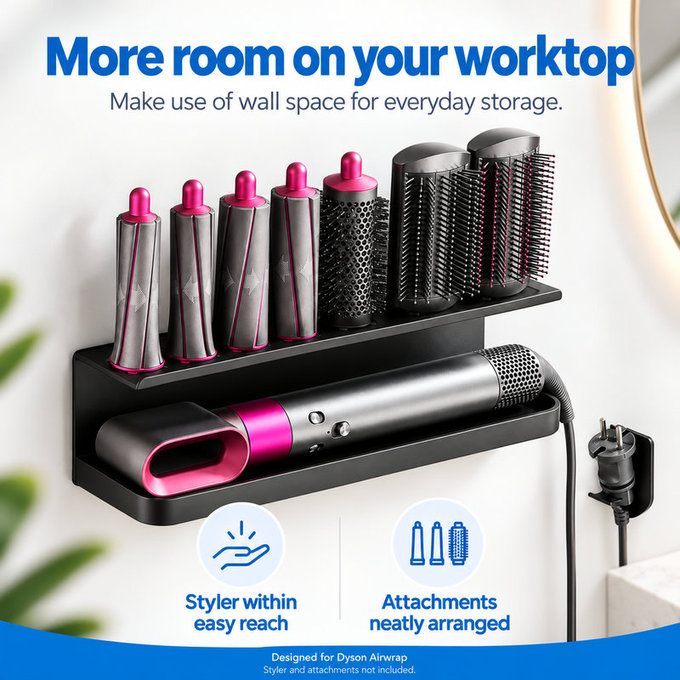 Nástěnný držák pro Dyson Airwrap