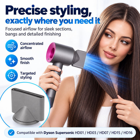 Stylingový koncentrátor pro Dyson Supersonic HD01, HD03, HD07, HD15, HD16