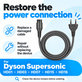 Napájecí kabel pro Dyson Supersonic HD01, HD03, HD07, HD15, HD16