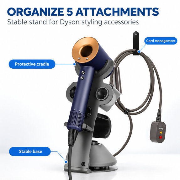 Univerzální organizační stojan na stylingové příslušenství Dyson