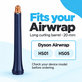 Dlouhý kulmovací nástavec pro Dyson Airwrap HS01, HS05, 20 mm, Prussian Blue / Rich Copper