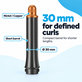 Krátký kulmovací nástavec pro Dyson Airwrap HS01, HS05, 30 mm, Nickel / Copper