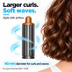 Krátký kulmovací nástavec pro Dyson Airwrap HS01, HS05, 40 mm, Nickel / Copper