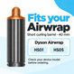Krátký kulmovací nástavec pro Dyson Airwrap HS01, HS05, 40 mm, Nickel / Copper