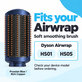 Jemný vyhlazovací kartáč pro Dyson Airwrap HS01, HS05, Prussian Blue / Rich Copper