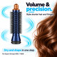 Malý kulatý kartáč pro objem pro Dyson Airwrap HS01, HS05, Prussian Blue / Rich Copper