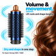 Střední kulatý kartáč pro objem pro Dyson Airwrap HS01, HS05, Prussian Blue / Rich Copper