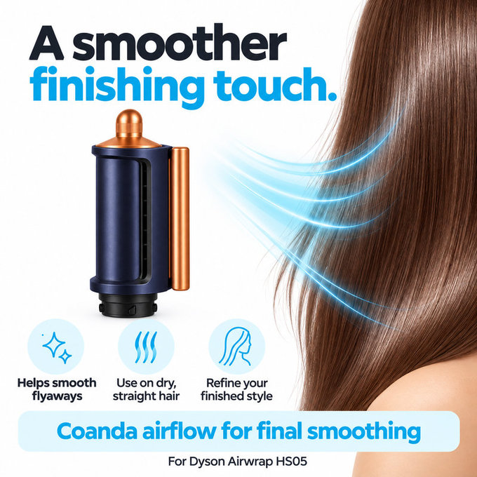 Vyhlazovací a sušicí nástavec Coanda pro Dyson Airwrap HS05, Prussian Blue / Rich Copper