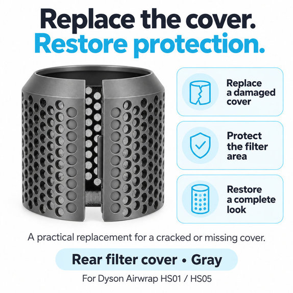 Zadní kryt filtru pro Dyson Airwrap HS01, HS05