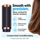 Malý pevný vyhlazovací kartáč pro Dyson Airwrap HS01, HS05, HS08, Prussian Blue / Rich Copper