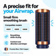 Malý pevný vyhlazovací kartáč pro Dyson Airwrap HS01, HS05, HS08, Prussian Blue / Rich Copper
