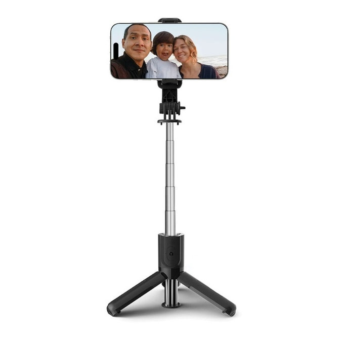 Selfie tyč SE stativem L02S, černá, Tech-Protect