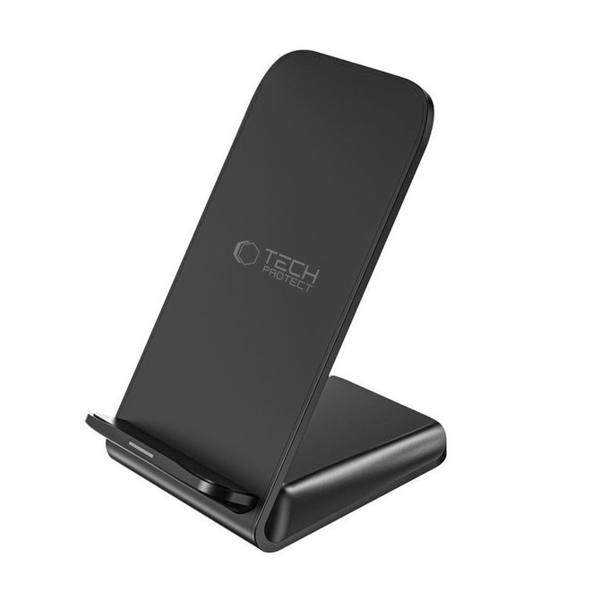 Bezdrátová nabíječka QI15W-S2 15W, černá, Tech-Protect