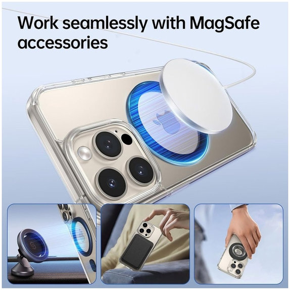 Magnetický MagSafe kroužek MagMat MagSafe, černá, Tech-Protect