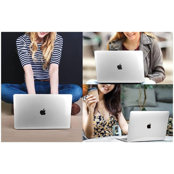 Pouzdro Smartshell pro MacBook Air 15 M2-M5 2023-2026, Crystal Clear, Tech-Protect