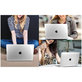 Pouzdro Smartshell pro MacBook Air 15 M2-M5 2023-2026, Crystal Clear, Tech-Protect
