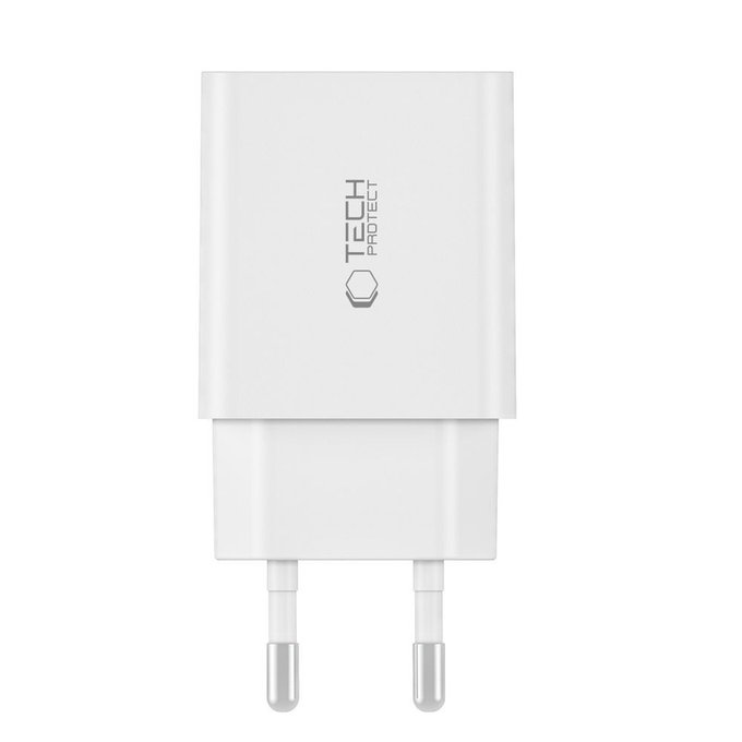 Síťová nabíječka C35W 2-PORT PD 35W, bílá, Tech-Protect