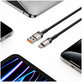 Kabel Ultraboost Evo USB-C Cable 100W/5A 100cm, Titanium, Tech-Protect