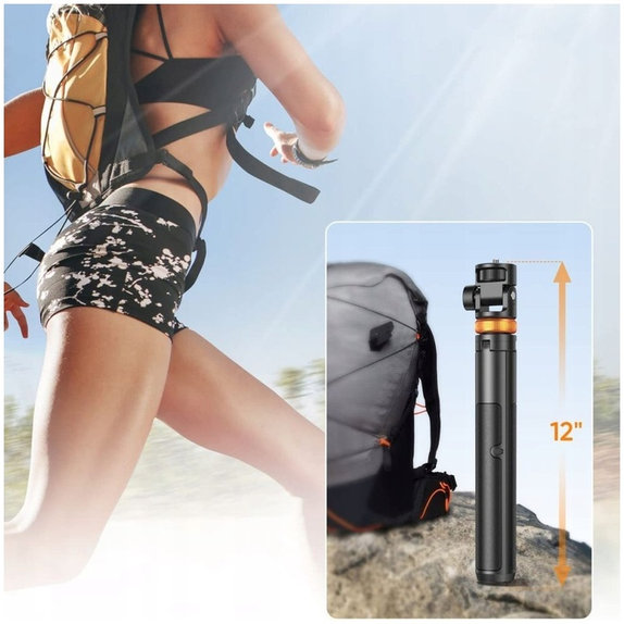 Selfie tyč SE stativem L03S, bílá, Tech-Protect