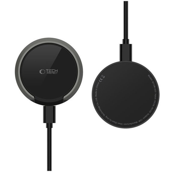 Bezdrátová nabíječka QI15W-A33 Magnetic MagSafe, černá, Tech-Protect