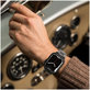 Řemínek Stainless Line pro Apple Watch 8 / 9 / 10 / 11 / SE / Ultra (44 / 45 / 46 / 49 mm), Titanium/Orange, Tech-Protect