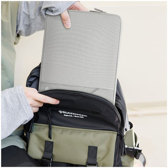 Pouzdro na notebook Sleevy 13-14, Crayon Grey, Tech-Protect