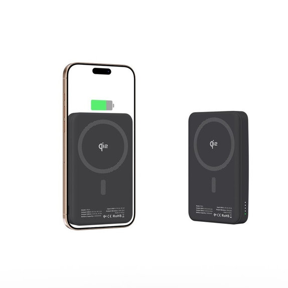 Powerbanka PB24 Lifemag Qi2 MagSafe 10000mAh, černá, Tech-Protect