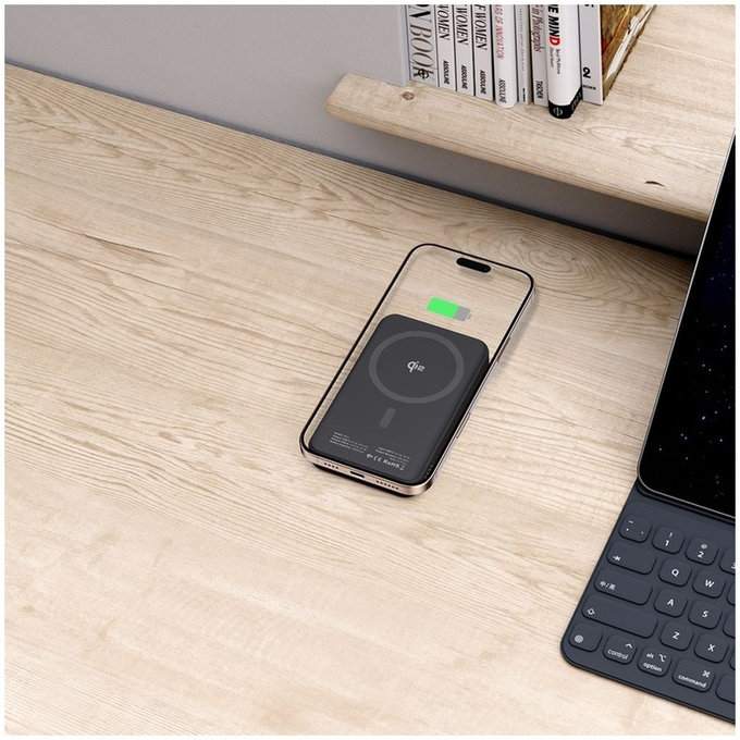 Powerbanka PB24 Lifemag Qi2 MagSafe 10000mAh, černá, Tech-Protect