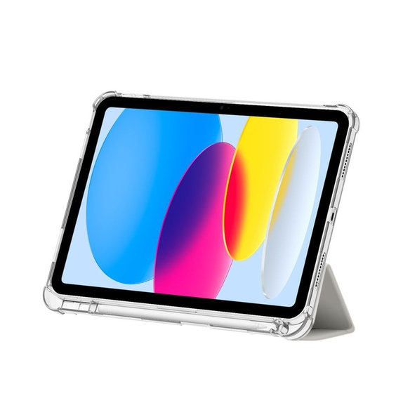 Pouzdro Sc Pen Hybrid pro iPad 10.9" 10 / 2022 / 11" 11 / 2025, Crystal Silver, Tech-Protect
