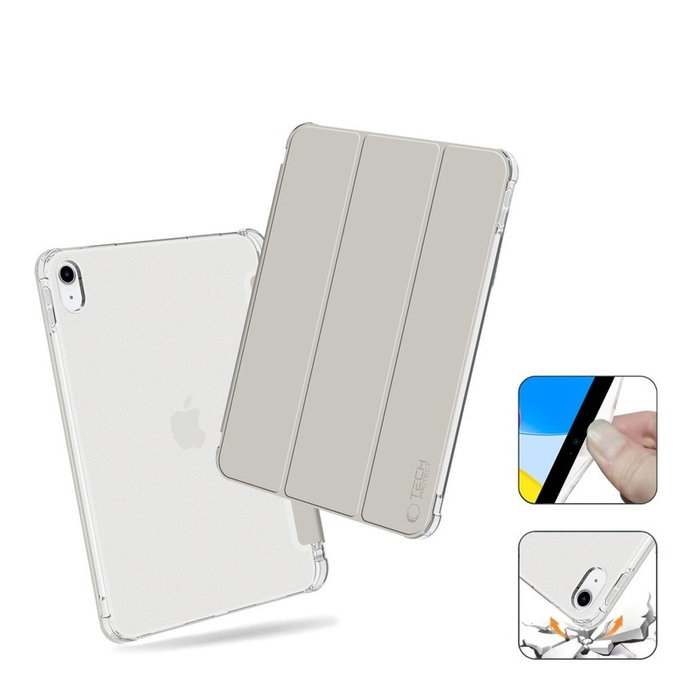Pouzdro Sc Pen Hybrid pro iPad 10.9" 10 / 2022 / 11" 11 / 2025, Crystal Silver, Tech-Protect