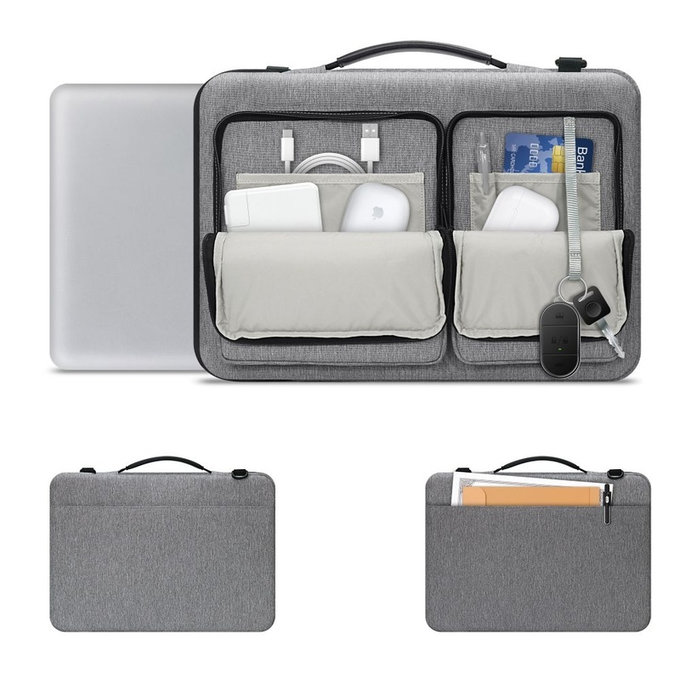 Pouzdro na notebook Defender Bag 13-14, Crayon Grey, Tech-Protect