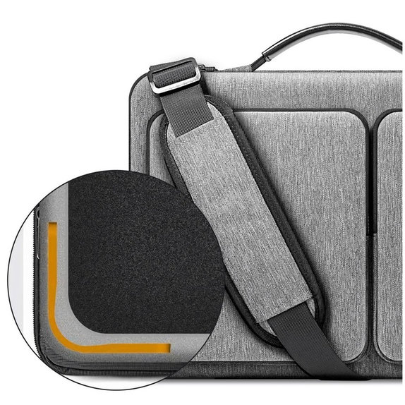 Pouzdro na notebook Defender Bag 13-14, Crayon Grey, Tech-Protect