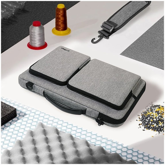 Pouzdro na notebook Defender Bag 13-14, Crayon Grey, Tech-Protect