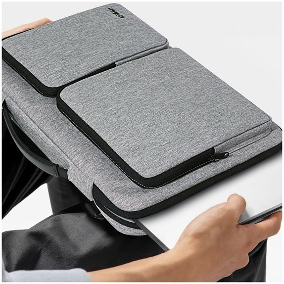 Pouzdro na notebook Defender Bag 13-14, Crayon Grey, Tech-Protect