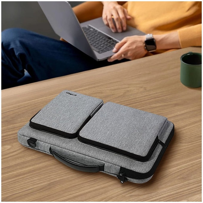 Pouzdro na notebook Defender Bag 13-14, Crayon Grey, Tech-Protect