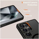 Puzdro MagMat MagSafe pre Galaxy S25 Ultra, Matte Black, Tech-Protect
