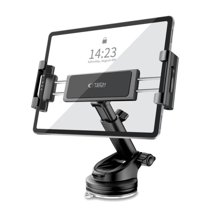 Držák do auta V4 Universal Windshield & Dashboard for Tablet, černá, Tech-Protect