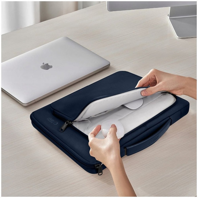 Pouzdro na notebook Basic Bag 15-16, Navy Blue, Tech-Protect
