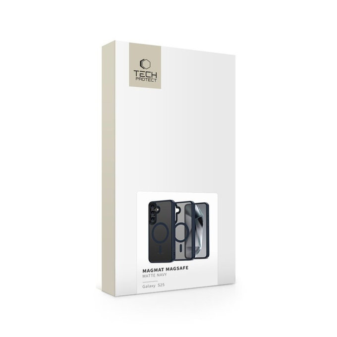 Pouzdro MagMat MagSafe pro Samsung S25, Matte Navy, Tech-Protect