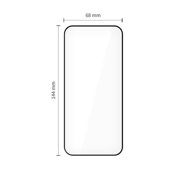 Tvrzené sklo Quick Set+ 2-PACK pro iPhone 15 / 16, černá, Tech-Protect