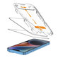 Tvrzené sklo Quick Set+ 2-PACK pro iPhone 13 / 13 Pro / 14 / 16E / 17E, černá, Tech-Protect