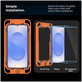 Tvrzené sklo Quick Set+ 2-PACK pro Samsung S24 / S25, čirá, Tech-Protect