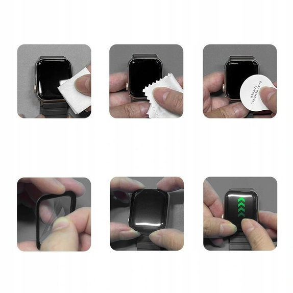 Hybridní sklo Glass Flex+ 2-PACK pro Garmin Venu 3, černá, Tech-Protect
