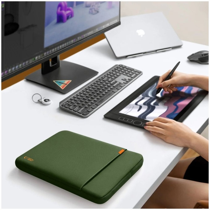 Pouzdro na notebook Defender 15-16, Army Green, Tech-Protect