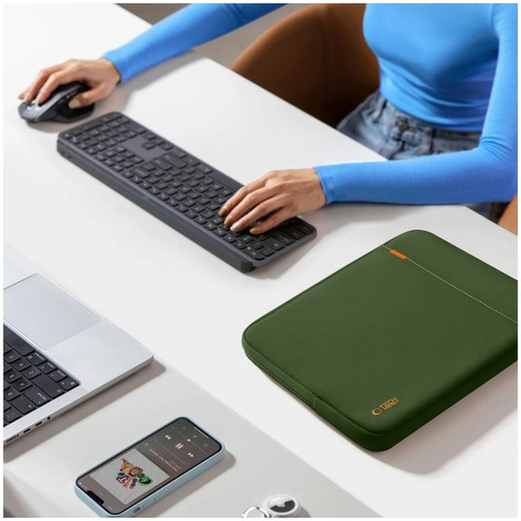 Pouzdro na notebook Defender 15-16, Army Green, Tech-Protect