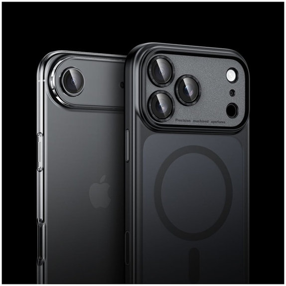 Ochrana kamery Camring Fit+ pro iPhone 16 / 16 Plus / 17, čirá, Tech-Protect