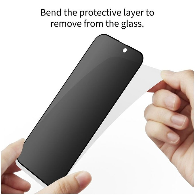 Privacy tvrzené sklo Glass Spy+ 2-PACK pro iPhone 16 Pro / 17 / 17 Pro, privacy, Tech-Protect