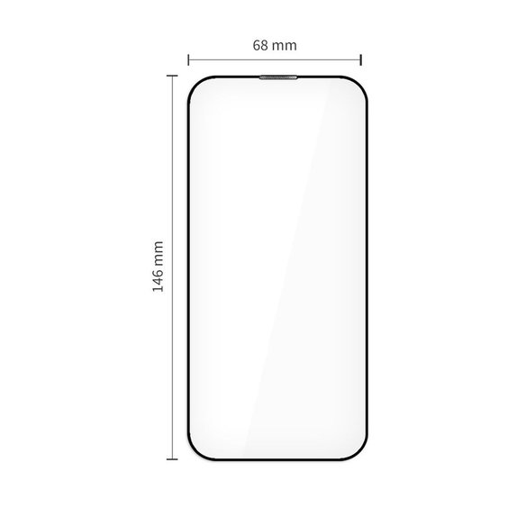 Tvrzené sklo Quick Set+ 2-PACK pro iPhone 17, černá, Tech-Protect